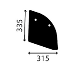 szyba Volvo - drzwi dolna lewa VOE15082426