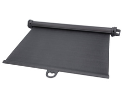 roleta przeciwsłoneczna nożycowa, osłona do kabiny ciągnika, koparki 450mm ciemna