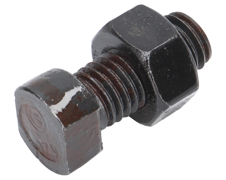 Śruba płużna stożkowa dwustronnie ścięta z nakrętką M12x35 kl. 12.9