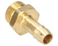 Końcówka pneumatyczna z gwintem zewnętrznym 3/8" z króćcem na przewód o średnicy 10MM