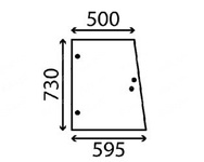 szyba do ciągnika Kubota - boczna 3691953510