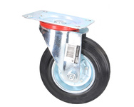 Koło obrotowe 160mm 140kg metalowo gumowe do wózków