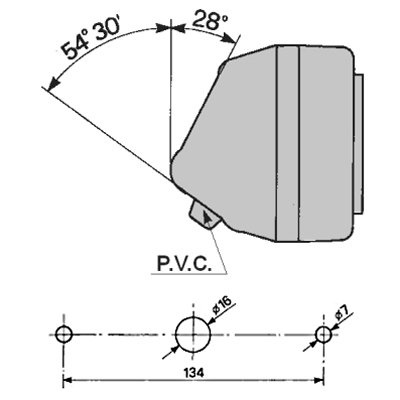 lampa tylna COBO Landini, massey Ferguson 2260383M1