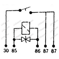przekaźnik rozrusznika 12V 40A Fendt H404900020040