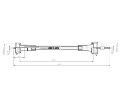 Linka - Licznik MTG L-575mm/625mm 42341430 C-330 ORYGINAŁ URSUS