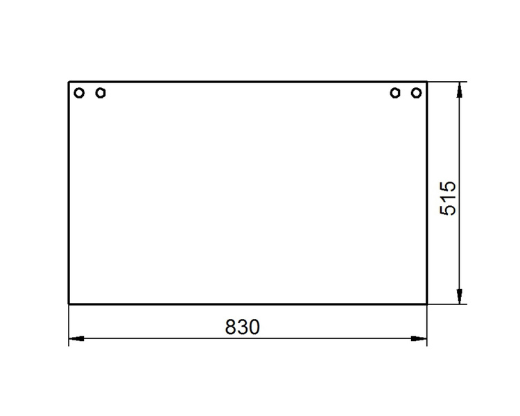 szyba Case - tylna dolna E43995 (2412)