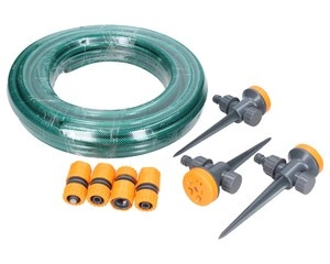 Wąż ogrodowy 1/2" z zestawem końcówek AGTECH i zraszaczami w komplecie