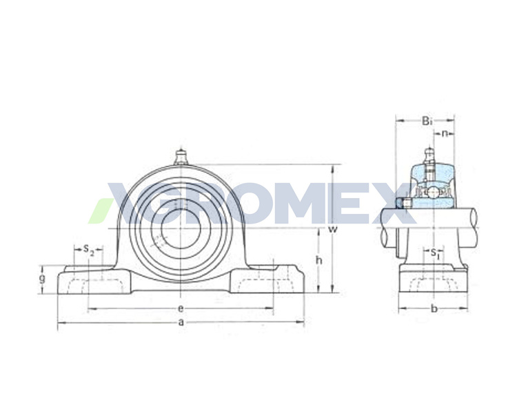 Łożysko samonastawne w oprawie UCP204
