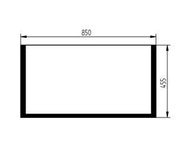 szyba CAT - przednia dolna 154-4791 (2949)