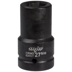 Klucz nasadowy nasadka udarowa 1" 6-kąt długa 27 mm MJW