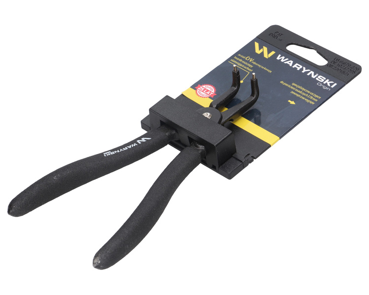 Szczypce do pierścieni osadczych zewnętrznych, wygięte 178 mm Waryński