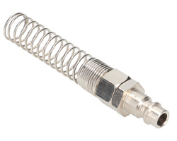 Króciec szybkozłącza pneumatycznego na przewód spiralny 8x12 ze sprężyną
