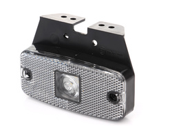 Lampa obrysowa LED 12/24V przezroczysta W46 Waś