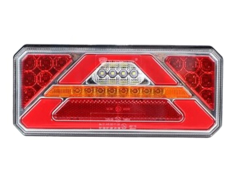 Zestaw lamp LED do przyczepy 5 funkcji z dynamicznym kierunkowskazem