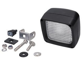 lampa robocza halogenowa H3 12V 100x100mm WESEM złącze AMP LKR5.27466