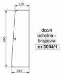 szyba CASE XL - drzwi brązowa 3233053R2 (0004/1)