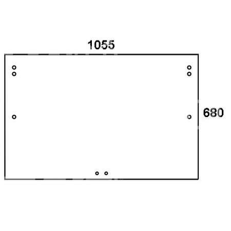 szyba STEYR 8060 8070 8080 8090 8100 8110 8120 8130 - tylna ver 1 (1119)