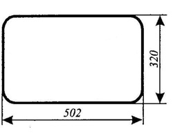 szyba do ciągnika Zetor - tylna dolna 59117929 (13)