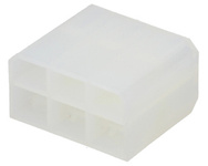 obudowa wtyczki, wtykowa elektryczna 6 PIN 6,3mm