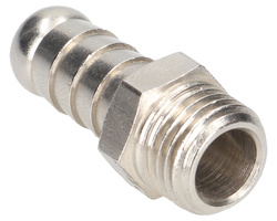 Końcówka pneumatyczna z gwintem zewnętrznym 1/4" z króćcem na przewód o średnicy 8MM