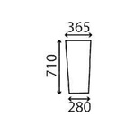 szyba Massey Ferguson - przednia dolna 3384153M1