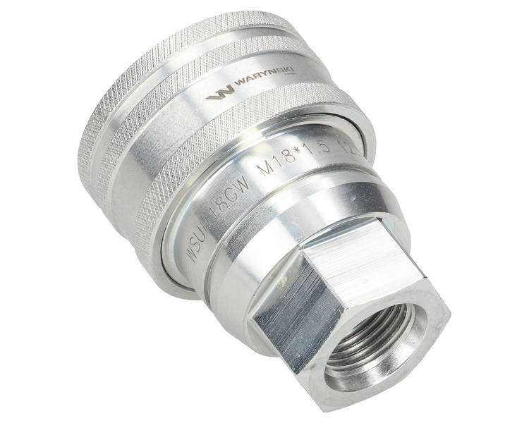 Szybkozłącze hamulcowe gniazdo M18x1.5 gwint wewnętrzny Waryński