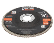 Tarcza ściernica listkowa FASTER TOOLS 125MM P120
