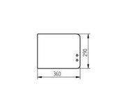 szyba Lindner Geotrac - tylna dolna 3203137