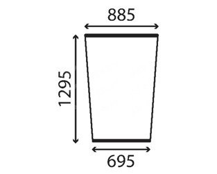 szyba do ładowarki Case - przednia 367889A1, 326951A1 (3144)