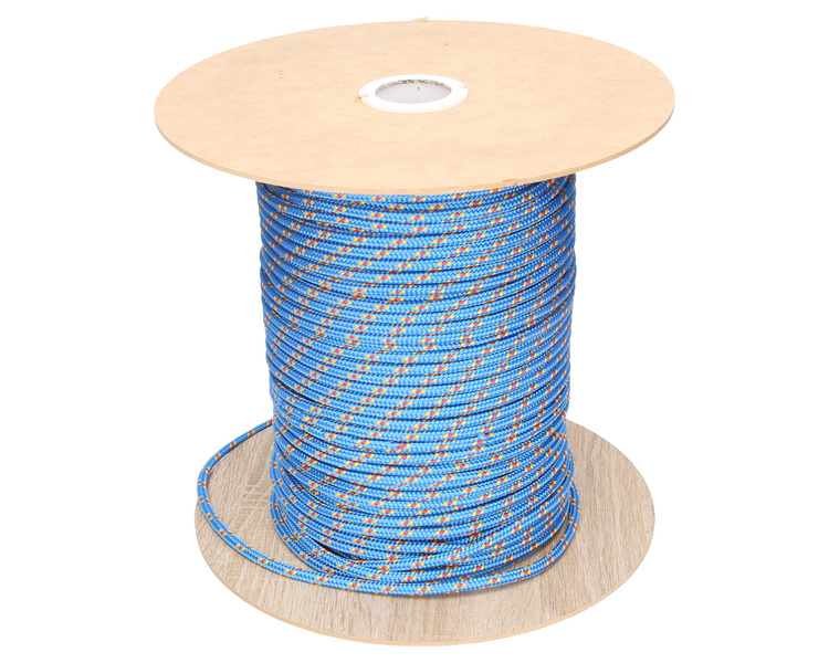 Lina linka pleciona polipropylenowa sznur z rdzeniem 6 mm 1m