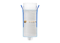 Worek BIG BAG 1000kg. wentylowany. 95 x 95 x 180. 4 uchwyty. Kołnierz/Lej spustowy. Tasiemka /TEGER