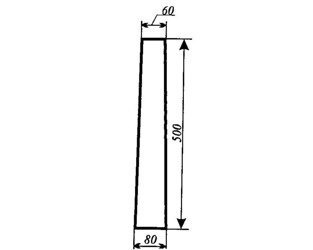 szyba do ciągnika C-360 kabina Kunów (blaszanka, czterdziestka) - tylna narożnikowa (lewa, prawa) (6)
