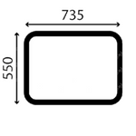 szyba Case - tylna KHN30710