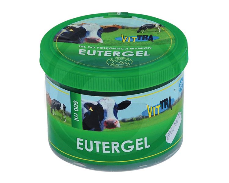 Żel rozgrzewający do dezynfekcji wymion VIT-TRA Eimü-Eutergel 500ml
