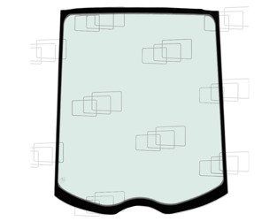 szyba ładowarka Bobcat, Schaeff, Terex, Yanmar - przednia 538866500 (3233)