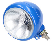 lampa przednia uniwersalna niebieska do ciągnika Ford 150mm