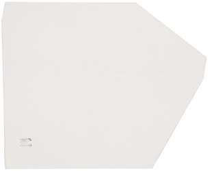 szyba do ciągnika C-330, C-360 kabina Koźmin (Z.Szyszka) - drzwi dolna (lewa, prawa) (672)