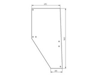 szyba do ciągnika Kubota - drzwi prawe 3F260-53050 (4562)