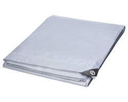 Plandeka SUPER MOCNA 4x6m (srebrna) gramatura 160g/m2