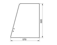 szyba Bell - prawa przesuwna (2191)