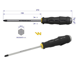 Wkrętak do pobijania PH2x150mm Waryński
