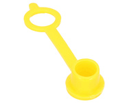 Osłonka smarowniczki M8 kolor żółty TEGER