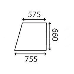 szyba Massey Ferguson - drzw górna 3101824M1