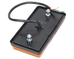 Lampa LED prostokątna płaska tylna do przyczepy 12/24V 