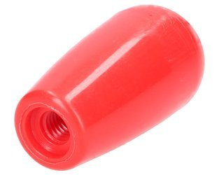 gałka dźwigni wydłużona 52mm, M8 czerwona