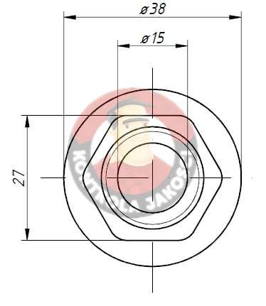 Szybkozłącze hydrauliczne EURO gniazdo long M22x1.5 gwint zewnętrzny