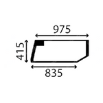 szyba Case - drzwi dolna lewa Q2447030 (2948)