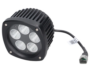 lampa robocza LED 50W MOCNA 6900lm CAT, John Deere Case, Komatsu wiązka rozproszona 60 stopni