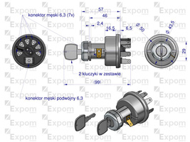 stacyjka John Deere RE45963 Expom
