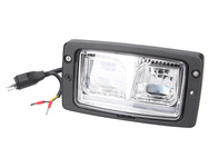 lampa przednia drogowa LED 154x93mm Case, Claas, Fendt, Deutz, CAT, John Deere 3 funkcje
